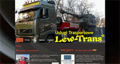 Desktop Screenshot of lewtrans.puad.netstrefa.pl